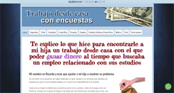 Desktop Screenshot of dineroporencuestas.net