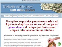 Tablet Screenshot of dineroporencuestas.net